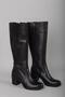 Seç 3000 genuine leather high heel boot (6 cm) black - 3