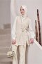 Belted Vest and Pants Suit 45383 - 2