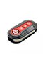 Fiat-doblo-fiorino-punto-bravo-500-ducato-panda Black-red Carbon Key Case (3 BUTTONS) - 2