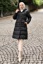 Hooded Puffer Jacket Black 10361 - 3