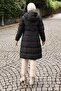 Hooded Puffer Jacket Black 10361 - 5