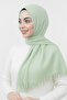 Green Pleated Shawl |   No Ironing Required, Lightweight Bamboo Shawl, Texture Pleated Shawl That Maintains Its Shape - 2