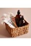 100% Natural Wicker 3-Piece Decorative Basket Set - Multi-Purpose Bathroom and Kitchen Organizer - 2