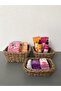 100% Natural Wicker 3-Piece Decorative Basket Set - Multi-Purpose Bathroom and Kitchen Organizer - 4