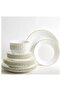 12 Pcs Gold line Opal ware Dinner set