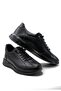 Men's 100% Genuine Leather Orthopedic Sole Rubber Lace-Up Shoes - 5