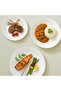 12 Pcs Gold line Opal ware Dinner set - 3