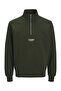 Jack Jones Soho Relax Fit Collar Zippered Men's Sweat 12278793 - 7