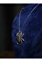 Spider Model Halloween Halloween Themed Spider Style Steel Necklace - 3
