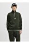 Jack Jones Soho Relax Fit Collar Zippered Men's Sweat 12278793 - 2