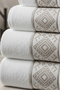 Sultan 100% Cotton 6 Piece 50x90 Towel | Towel Set | Towel Set | Hand Face Towel | Bridal Towel - 3