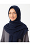 Bamboo Scarf 100X100 cm – Anti-Sweat, Non-Pilling and Non-Shedding, Suitable for All Seasons, Navy Blue