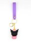 Purple Silicone Keychain with Kuromi Figure – Cute Gift, Birthday and Christmas Gift - 4