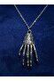 Skeleton Model Scary Hand Design Halloween Halloween Themed Steel Pendant