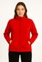 Unisex Red Anti-Pilling Non-Pilling Standard Fit Full Zipper Cold-Proof Fleece Cardigan - 3