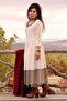 Medieval-Inspired Cream Linen Dress Party Dress - 7
