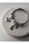 Silver Color Heart Detailed Multi Charms Bracelet - 2