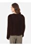 Button Detailed Soft Textured Knitwear Cardigan - Brown - - 6