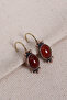 Authentic Earrings with Agate Stone - 3
