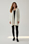 Women's Oversized Textured Washable Thick Soft Pocketed Knitwear Cardigan