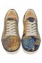 Women's Vegan Leather Yellow Sneakers - Robo Shibuya Design - 2