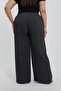 Women's Plus Size Smoked Relaxed Fit Baggy Single Bottom - 5