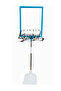 5 Pieces Blue White A5 Standing Price Tag Framed Price Tag Donkey Hanging Tag - 3
