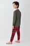 Boy's Family 100% Cotton 4 Seasons New Year Long Sleeve Pajama Set - 6