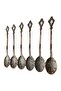 Vintage Mosques Visualized Copper Casting Tea Coffee Jam Spice 6-Piece Presentation Spoon - 7