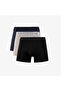Classic Men's Black/Grey Navy Blue 3-Piece Boxers - 2