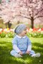 Baby Girl and Boy 4 Seasons 100% Cotton Combed Cotton Rope Detailed Figured Hat Beanie - 7