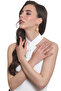 Women's Gold Color Plated Detailed Studded Model Large Sun Earrings - 6