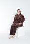 Women's Plus Size Cotton Zippered Velvet Tracksuit Set - Tile - B 2289 - 7