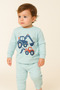 Children's Seasonal Combed Cotton Pajama Set - 3
