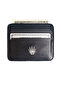 Card Holder Black Genuine Leather Card Holder
