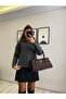 Detachable Fur Collar Buttoned Knitwear Cardigan - 7