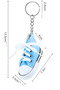 حذاء رياضي صغير من طراز Chucks على شكل سلسلة مفاتيح وحقيبة زينة ريترو - 2