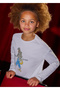 Long Sleeve T-Shirt for Ages 10-16 - Cream - 2