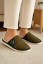 Ar-060 Unisex Velvet Fabric Winter House Slippers with Fur Inside - 3