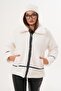 Women's Stripe Detailed Zipper Closure Plush Jacket 255125 - 265148 - 4