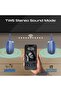 Tingz CrystalSound Wireless Bluetooth 5.4 Portable Speaker, 7W, IPX6, 1800mAh (Blue) - 2