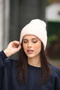 Women's Knitted Soft Textured Ribbed Winter Beanie - 2