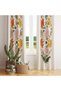 Colorful Flower Motif Single Wing Background Curtain 140X260 cm - 3