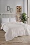 Ozn Home - Double Size White 100% Cotton Pique 200*220