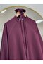 Amine Sleeve Label Detailed Dress-Eu2400 Plum - 3