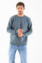 Men's crew neck j print 3-thread sweatshirt - light khaki - 25k 1101 - 3