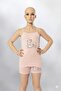 Printed (3408) Girls' Undershirt 1 Quality Cotton Anti-Sweat 3 Pieces - 3