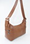 Genuine Leather Women's Shoulder Bag – Pisa Model Tan |   Real Leather, Stylish and Everyday Use 12×32×17 cm