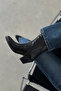 Badley Women's Wrinkled Leather Heeled Boots - 2