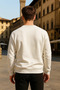Unisex Winter Comfortable Long White Loose Sweater - 2